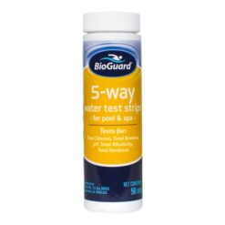 Alternative view of POOL TEST STRIPS BIOGUARD 5 in 1 (50 STRIPS)