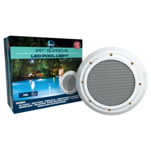 IPP "Supreme" LED Retrofit RGBW Colour Changing Pool Light with White Face