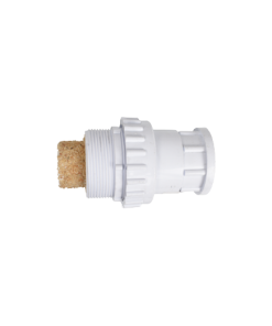 Alternative view of POOLSKIM UNION WITH SHORT SANDED ADAPTOR WHITE