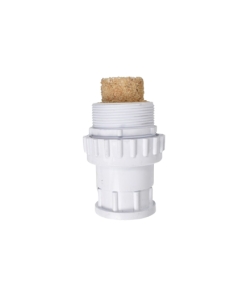 oolSkim Insert Union with Short Sanded Adaptor - White