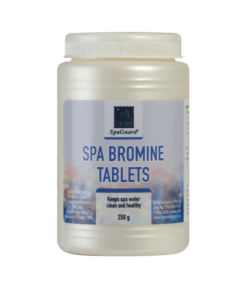 SpaGuard bromine tablets spa sanitizer 250g container