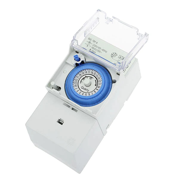 POOL TIME SWITCH WITH BACKUP BATTERY 5 SUL 181H electronic pool timer switch with backup battery 24-hour cycle