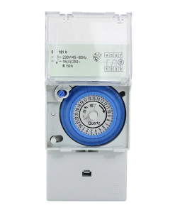 POOL TIME SWITCH WITH BACKUP BATTERY 7 SUL 181H electronic pool timer switch with backup battery 24-hour cycle