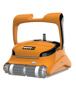 Dolphin Wave 80 commercial robotic pool cleaner in mid-size pool