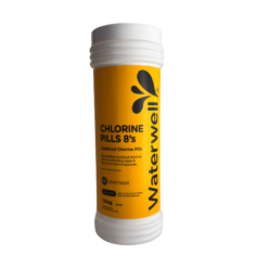 POOL CHLORINE PILLS WATERWELL 1,5KG  8'S