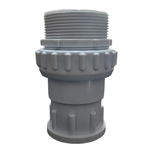 POOL FITTING PVC UNION 50mm 2″MALE THREAD AQUAMAX (WHITE